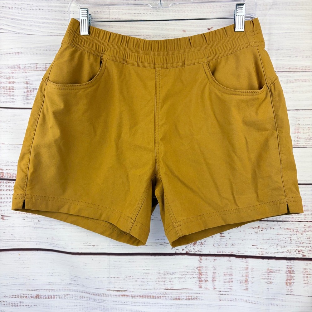 Prana Halle E-Waist Short II Antique Bronze Women Size 8 Hiking Shorts NWT - Picture 2 of 7